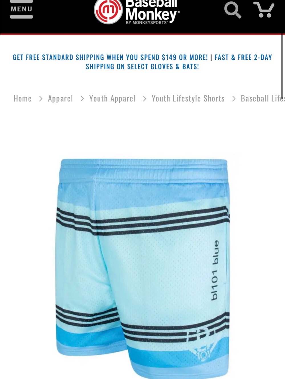B101 crayon shorts